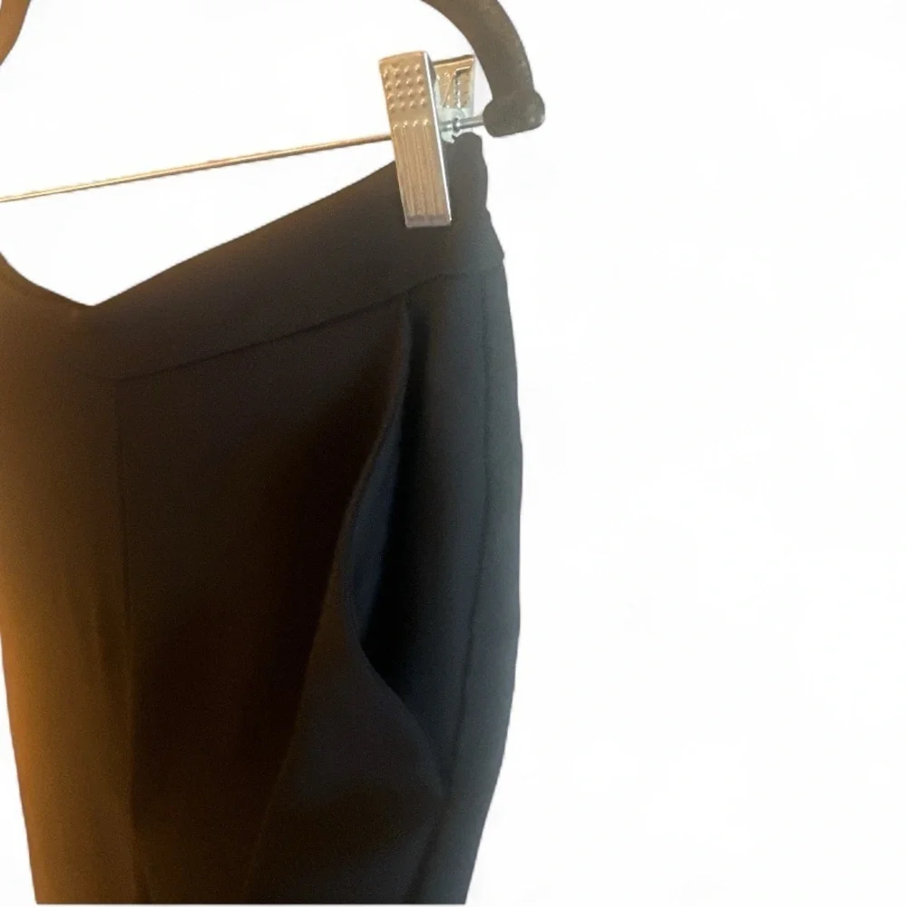 Zenana Wide Leg Pants Size XL Black High Rise Pockets Elastic Waistband At Back - Picture 3 of 12